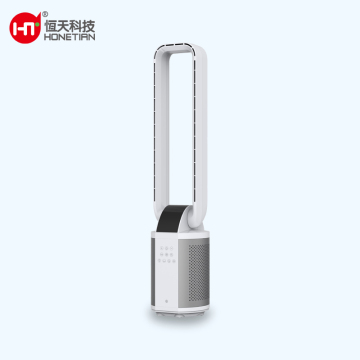 HONETIAN 8 gears wind speed 4 modes optional 12 timed large size smart hot seller Custom Colors indoor plastics bladeless fan