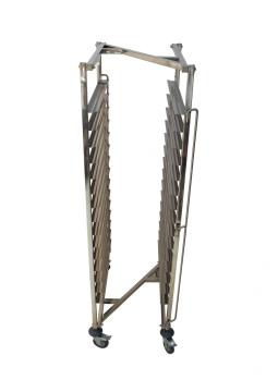SS304 Stainless Steel Bread Pan Bakery Trolley
