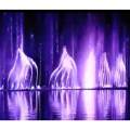 Large modern dancing fountain