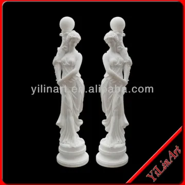 Marble garden lamp statue carving (YL-R576)