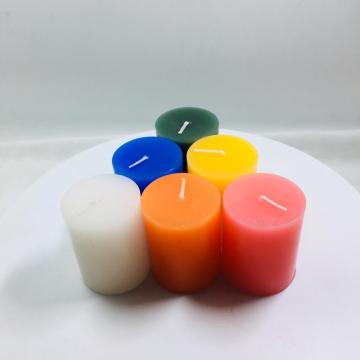 Paraffin wax pillar shape small votive candles