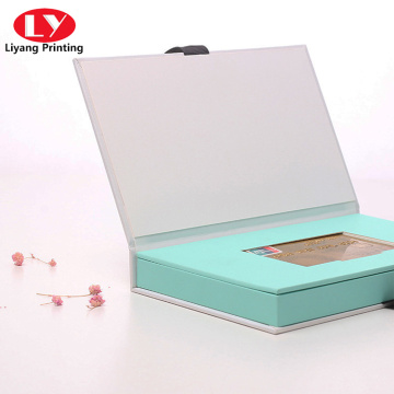 magnetic lid jewelry gift box VIP card packaging