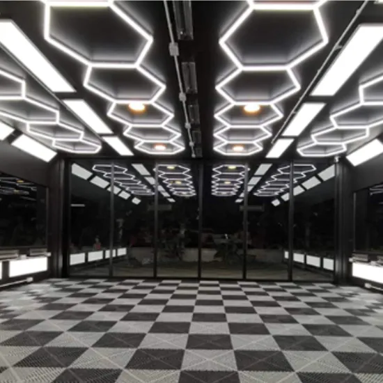 New Design LED Workshop Light: One-Step Installation for Garage Hexagon Industrial Lighting