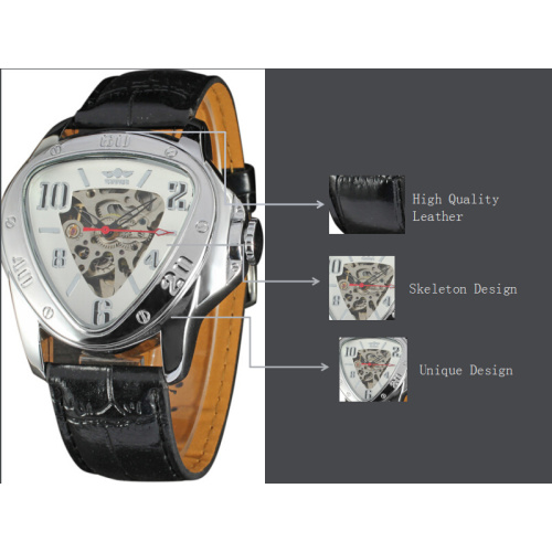 triangle wrist watch for men automatic mechanical movement