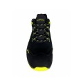 Black Yellow Microfiber Safety Shoes