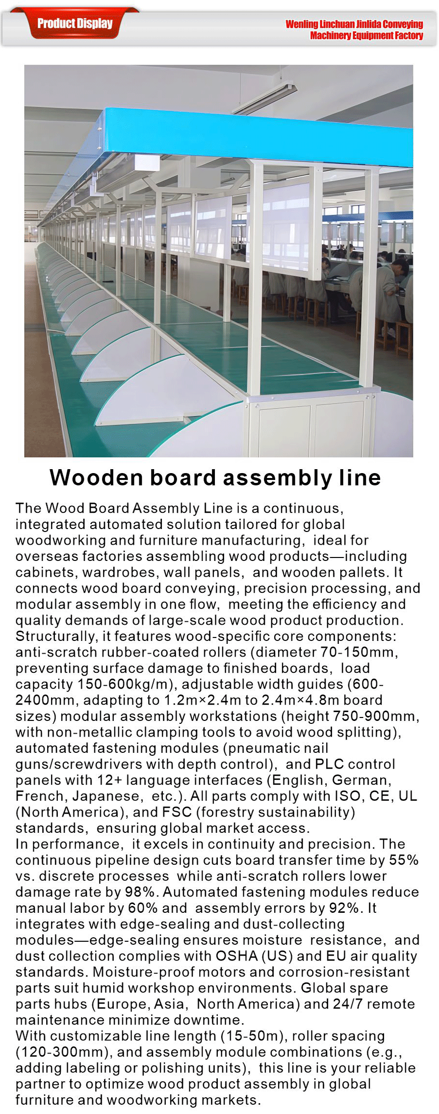 Wood panel assembly line-xiangqing1-JLD050
