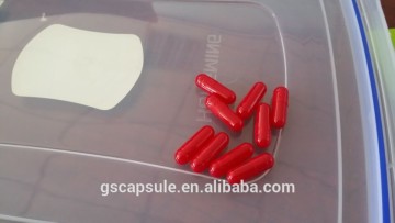 HALAL KOSHER scarlert empty hard medicinal gelatin capsules 1