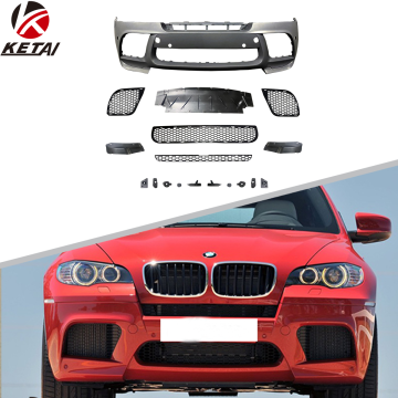 تم ترقيته X6M الأمامي المصد PP ABS AUTO KIT لـ BMW X6 E71