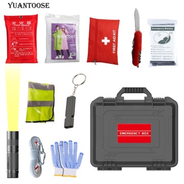 Professional Hiking Climbing Emergency Survival Kit - 10 in 1 Survival Gear