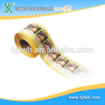 Reasonalble price adhesivel paper label, printed adhesive label