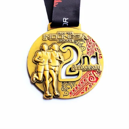 Custom piano practicing music school medal