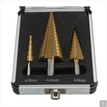 Hss Cobalt Spiral metric Titanium Step Drill set