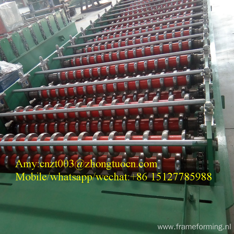 corrugated roof panel roll forming machine