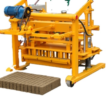 QT40-3A Mobile Hydraulic Block Making Machinery: Diesel Brick Making Machine
