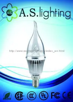 4W LED Christmas lights with candle shape