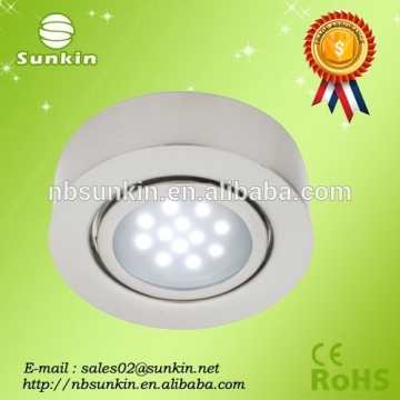 2w round led recessed light LED Under Kitchen round Cabinet lights