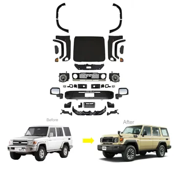 2024 Style High-Quality Car Bumpers and Body Kit for Toyota Land Cruiser LC70/71/76/78/79 and FJ70/71/76/79 (2002-2022)