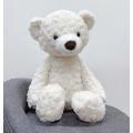 Cute lazy white teddy bear plush toy