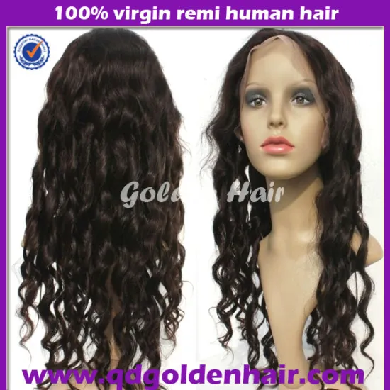 Golden Hair Long Curly High Quality Full Lace Wig