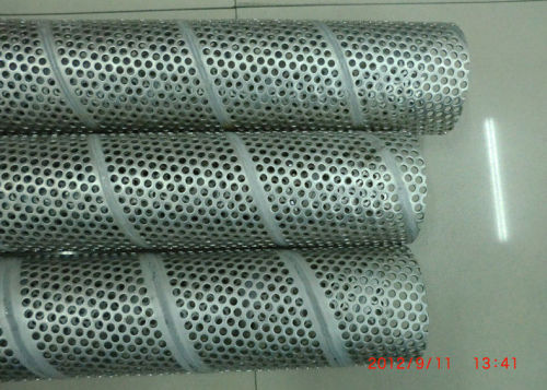 High Precision Perforating Metal Tube Spiral Welded Pipe For Sand Control Pipe