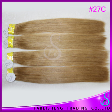 Top quality 100% virgin brazilian straight blond human hair ponytail