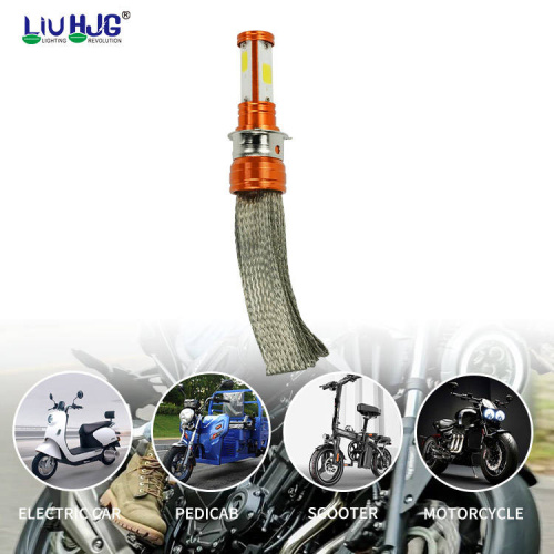 Motorcycle Headlight Bulb P15d Ba20d 3570 2smd Universal Car Led Fog Lamp Led Front Light Bulb