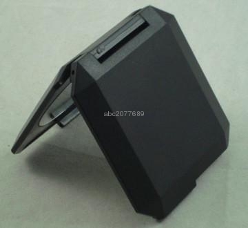 Plastic suqare compact makeup mirror with matt finish