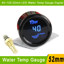 Dragon gauge Black Water Temp gauge 2" /52mm Digital Water temperature gauge/Car gauge/car meter/auto part