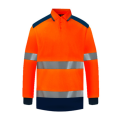 HI VIS 100% Polyester Class2 рубашка с длинным рукавом