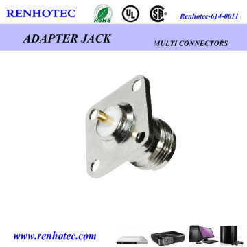 N Jack Connector N Female Panel Mount Receptacle Connector