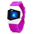 New Design Kids Silicone Airplane LED Digital Watch