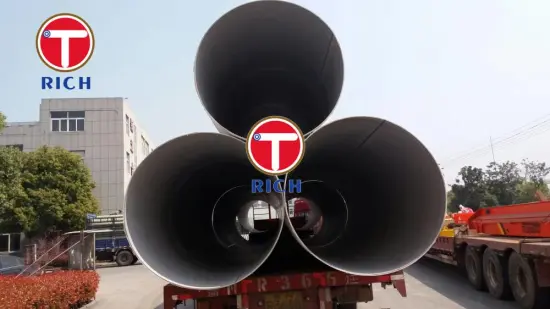 254SMO,253MA Special Material Double Seam stainless pipes
