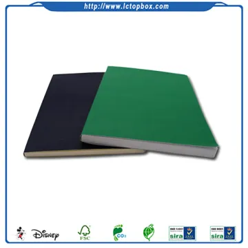 PU Leather School Work Notebook Printing