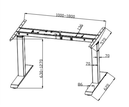 electric standing desk