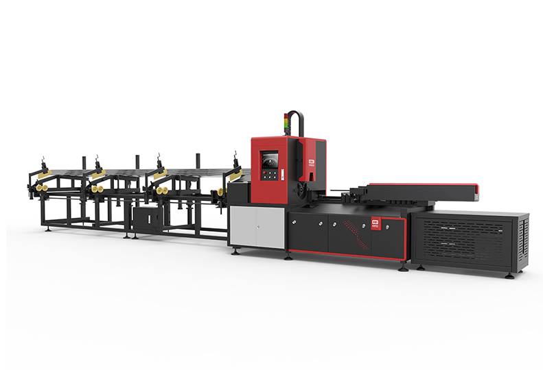 Four advantages of laser pipe cutting machine: