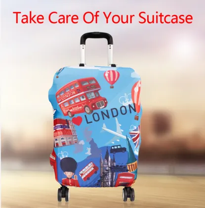 Fashion Style High Elasticity Spandex Protective Luggage Cover