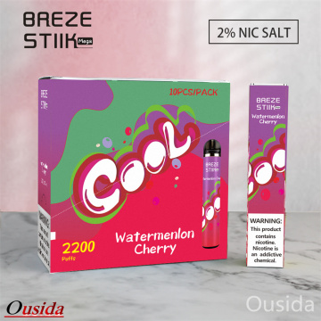 Fruit Flavor 2% NIC ECigarettes 2200 Puff Vape
