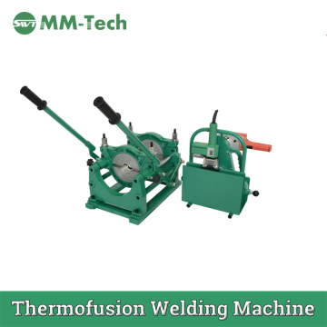 A máquina de soldadura da termofusão opera-se