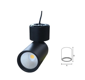 20W Dimmable Aluminum LED Track Lighting