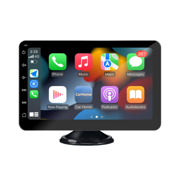 7 Inch Portable Linux CarPlay Android Auto Phone Link IPS Screen Dual Bluetooth Car Tablet