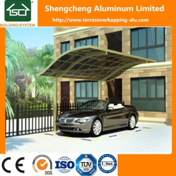 Hot sell Europea-Style Single Aluminium Carport