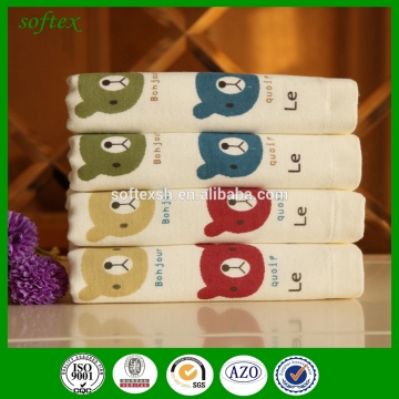 wholesale 100% cotton face printed towel