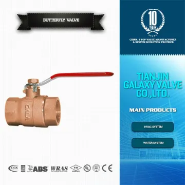 600 WOG brass ball valve