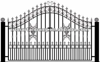 Anbang wrought iron gate/fine stainless gate
