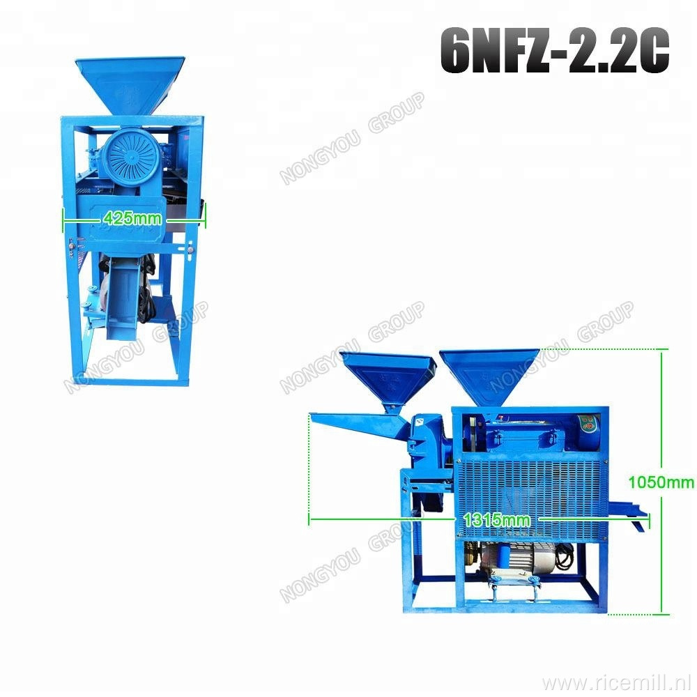 Combined Rice Miller Best Price Rice Thresher 6NFZ-2.2C