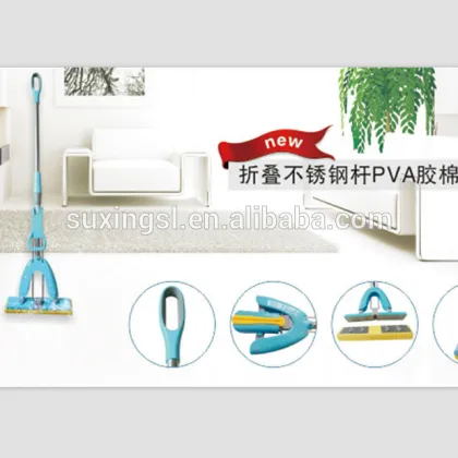 Good quality PVA sponge folding clean sponge mop