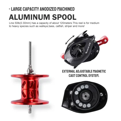 Wholesale Customized 7KG Drag Sea Baitcasting Fishing Reel