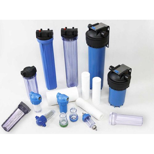 10Inch Slim Water Filter Housing Air Relief ValveBlue