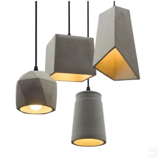 INSHINE Grey Ceramic Hanging Pendant Light