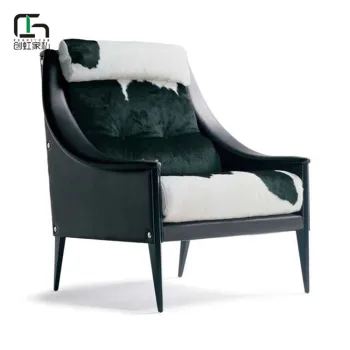High-Quality Custom Luxury Wooden Single Sofa Design